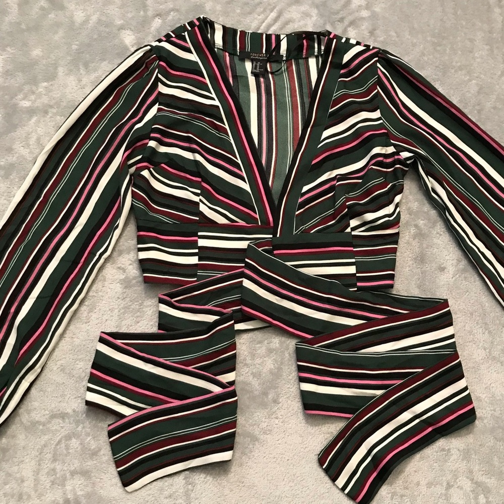 Forever 21 Cross tie top